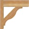 Ekena Millwork Funston Block Rough Sawn Outlooker, Western Red Cedar, 6"W x 18"D x 18"H OUT06X18X18FST05RWR - alternate 4